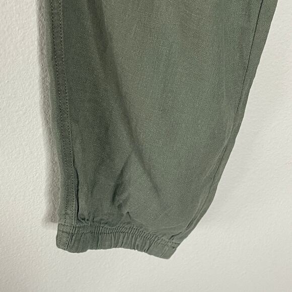 SOCIAL ‎ STANDARD BY SANCTUARY OLIVE GREEN LINEN BLEND PANTS SIZE XXL - Picture 5 of 8
